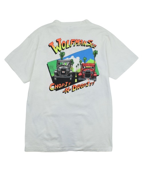 ANVIL(アンヴィル)の「【USED】90’s anvil “ROD SHOP” レーシング Tシャツ USA製(Tシャツ/カットソー・メンズ・ホワイト・LARGE)」の4枚目の写真