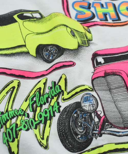 ANVIL(アンヴィル)の「【USED】90’s anvil “ROD SHOP” レーシング Tシャツ USA製(Tシャツ/カットソー・メンズ・ホワイト・LARGE)」の2枚目の写真