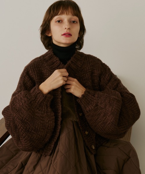 PERNA（ペルナ）の「2wayニットカーディガン（ニット/セーター）」 - WEAR