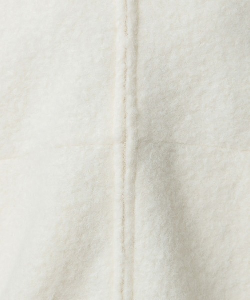 A part by(アパートバイ)の「【セットアップ対応】ブラッシュドメルトンブルゾン(ブルゾン・レディース・チャコールグレー/アイボリー/ブルー系その他4・FREE)」の12枚目の写真