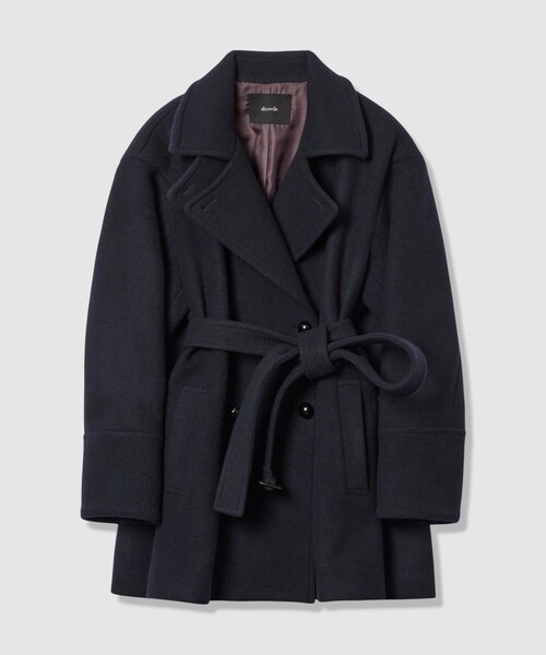 パイルメルトンデザインPコート(ピーコート)|allureville パイルメルトンデザインPコート(ピーコート)|allureville