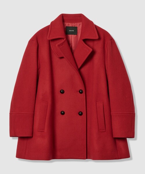 パイルメルトンデザインPコート（ピーコート）｜allureville