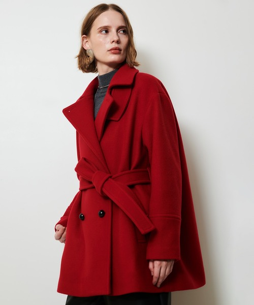 パイルメルトンデザインPコート（ピーコート）｜allureville