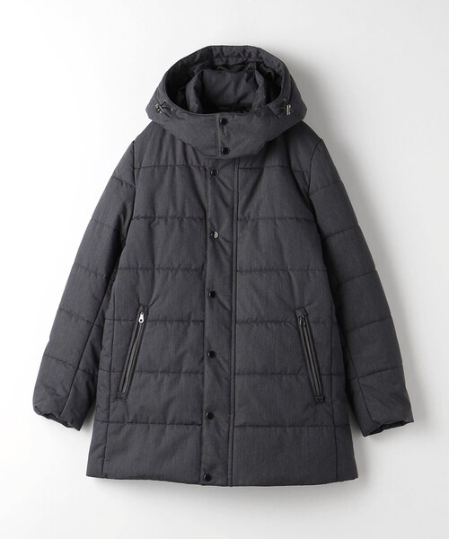 セール】中綿 メランジ フーディ ミドルブルゾン ‐はっ水‐＜A DAY IN