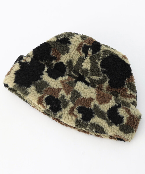 Carhartt（カーハート）の「CARHARTT/カーハート PRENTIS BEANIE（ニットキャップ/ビーニー・メンズ・ブラック/カモフラージュ・ONE SIZE）」の3枚目の写真