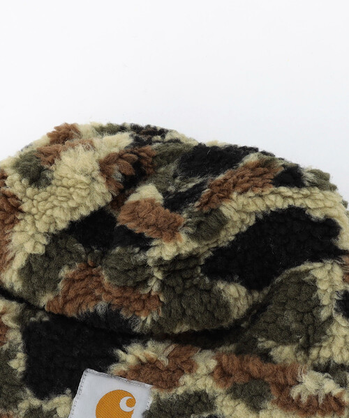 Carhartt（カーハート）の「CARHARTT/カーハート PRENTIS BEANIE（ニットキャップ/ビーニー・メンズ・ブラック/カモフラージュ・ONE SIZE）」の4枚目の写真