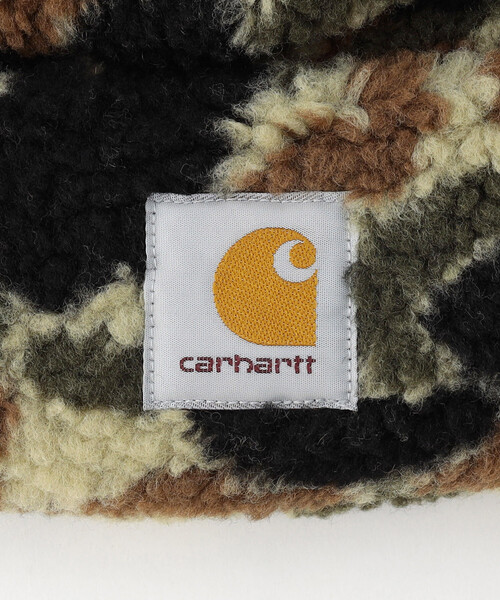 Carhartt（カーハート）の「CARHARTT/カーハート PRENTIS BEANIE（ニットキャップ/ビーニー・メンズ・ブラック/カモフラージュ・ONE SIZE）」の5枚目の写真