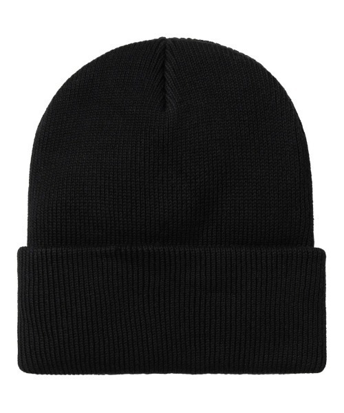 Carhartt WIP（カーハートダブリューアイピー）の「Carhartt WIP OHIO BEANIE（カーハートワークインプログレス オハイオ ビーニー）（ニットキャップ/ビーニー・メンズ・ブラック/レッド系/オリーブ・ONE SIZE）」の4枚目の写真