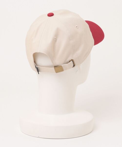 VANS（バンズ）の「VANS ヴァンズ College Logo Low Cap バッグ 125K7160300 BEIGE/RED（キャップ・メンズ・ベージュ・FREE）」の2枚目の写真