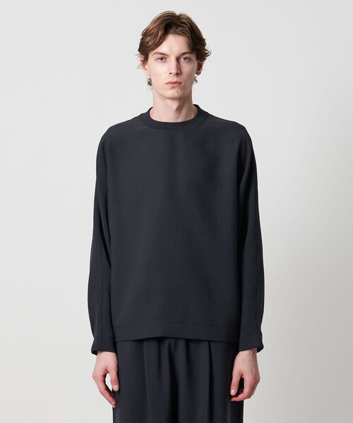 UNITED ARROWS & SONS by DAISUKE OBANA（ユナイテッドアローズアンドサンズバイダイスケオバナ）の「＜D.O UNITED ARROWS BY DAISUKE OBANA＞Ⅰ DOLMAN L/SL CREW/ロングスリーブTシャツ（Tシャツ/カットソー・メンズ・オリーブ/ネイビー・M/XL/L/S）」の9枚目の写真