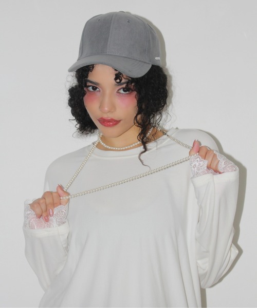 IMARI（イマリ）の「【 IMARI / イマリ 】 裾レース ロングスリーブ トップス（Tシャツ/カットソー・レディース・ホワイト/ブラック・FREE）」の9枚目の写真