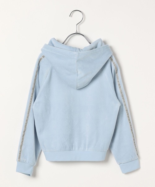 repipi armario（レピピ アルマリオ）の「【10C REPIPI】ベロアキリカエZIPパーカー（パーカー・キッズ・サックスブルー/ブラック/グレー・130/120/110）」の10枚目の写真