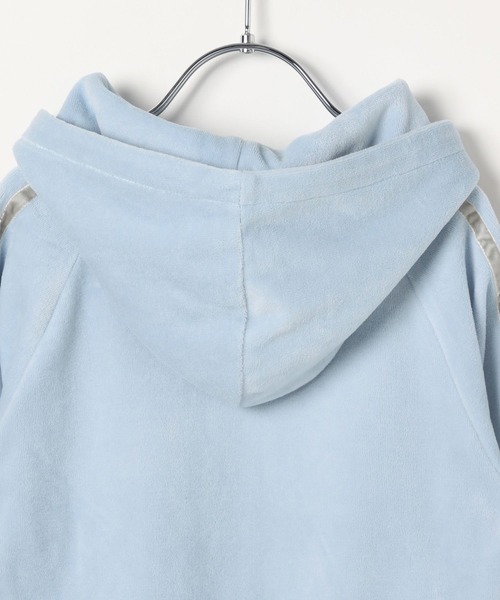 repipi armario（レピピ アルマリオ）の「【10C REPIPI】ベロアキリカエZIPパーカー（パーカー・キッズ・サックスブルー/ブラック/グレー・130/120/110）」の15枚目の写真