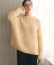 BEAUTY&YOUTH UNITED ARROWS | ウールモヘヤナイロン ルーズニットプルオーバー(ニット/セーター)