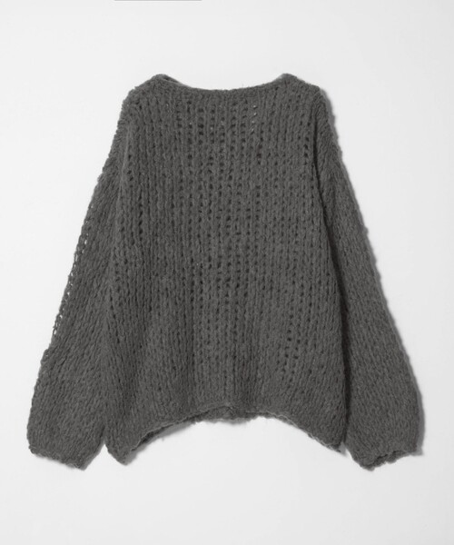 ウールモヘヤナイロン ルーズニットプルオーバー（ニット/セーター
