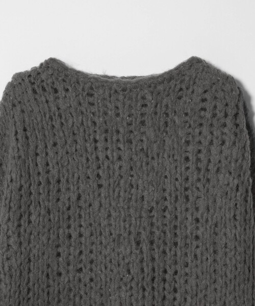 ウールモヘヤナイロン ルーズニットプルオーバー（ニット/セーター