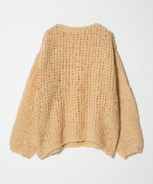 BEAUTY＆YOUTH ウールモヘヤナイロンルーズニットプルオーバー BEAUTY&YOUTH UNITED ARROWS｜ウールモヘヤナイロン ルーズニットプル