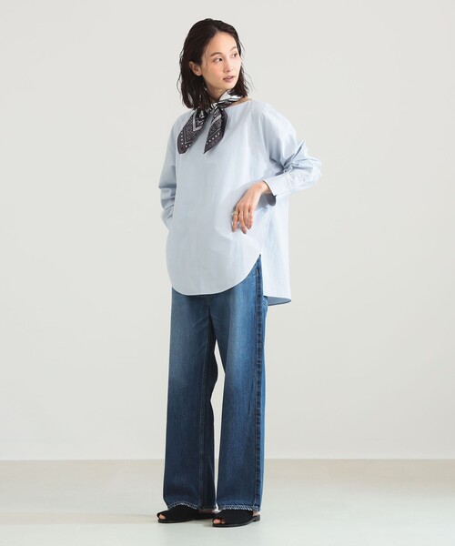 Demi-Luxe BEAMS（デミルクス ビームス）の「【別注】upper hights / THE OLIVIA デニムパンツ（デニムパンツ・レディース・ブルー系その他4・23/22/25/24）」の4枚目の写真