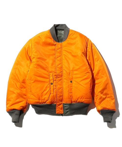 Valley Apparel（バレーアパレル）の「バックエンブレムMA-1 フライトナイロンジャケット（MA-1・メンズ・ブラック/グレー系その他・MEDIUM/LARGE/X-LARGE/SMALL）」の16枚目の写真