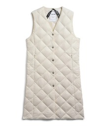 TAION(タイオン)のTAION/タイオン/“SINGLE SNAP BUTTON" V NECK LONG DOWN GILET(ダウンベスト)