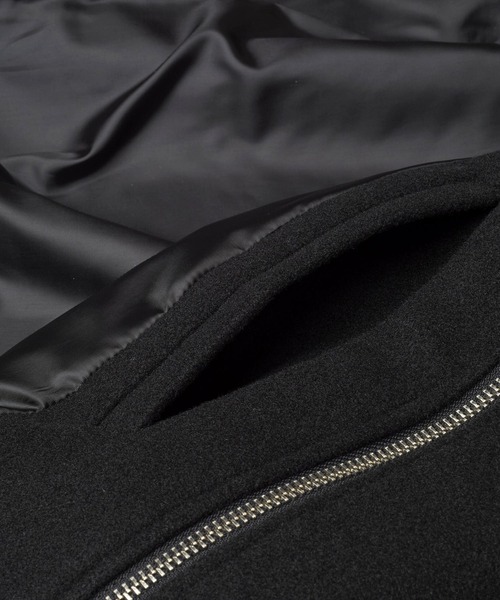 NO ID.（ノーアイディ）の「【NO ID.】Volume-Neck Riders Overcoat / ボリューム ネック ライダース オーバーコート（その他アウター・メンズ・グレー/ブラック・ONE SIZE）」の10枚目の写真