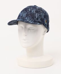 VW GRID BLUE BASEBALL CAP LASER DENIM