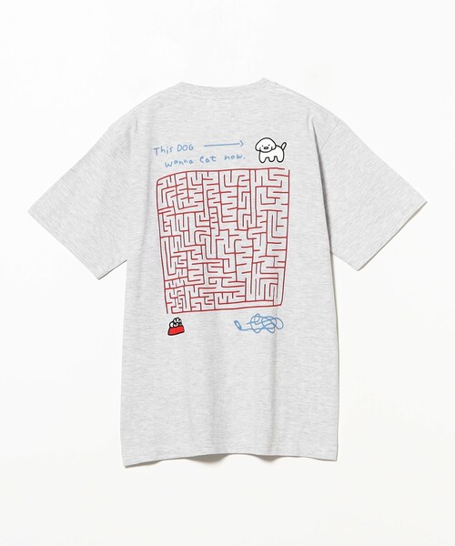TOKYO CULTUART by BEAMS(トウキョウカルチャートバイビームス)の「matsui / MAZE FOOD T-Shirt(Tシャツ/カットソー・レディース・グリーン/ライトグレー・X-LARGE/SMALL/LARGE/MEDIUM)」の2枚目の写真