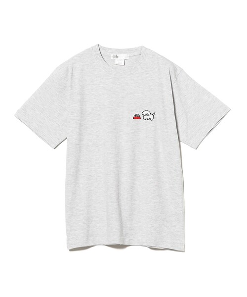 TOKYO CULTUART by BEAMS(トウキョウカルチャートバイビームス)の「matsui / MAZE FOOD T-Shirt(Tシャツ/カットソー・レディース・グリーン/ライトグレー・X-LARGE/SMALL/LARGE/MEDIUM)」の3枚目の写真
