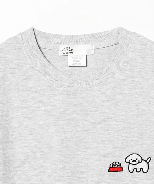 TOKYO CULTUART by BEAMS(トウキョウカルチャートバイビームス)の「matsui / MAZE FOOD T-Shirt(Tシャツ/カットソー・レディース・グリーン/ライトグレー・X-LARGE/SMALL/LARGE/MEDIUM)」の4枚目の写真