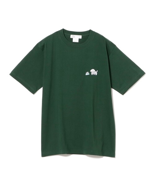 TOKYO CULTUART by BEAMS(トウキョウカルチャートバイビームス)の「matsui / MAZE FOOD T-Shirt(Tシャツ/カットソー・レディース・グリーン/ライトグレー・X-LARGE/SMALL/LARGE/MEDIUM)」の6枚目の写真