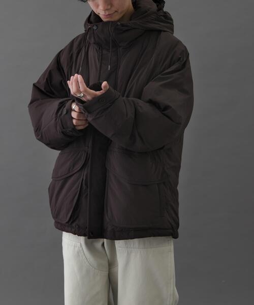 FORK&SPOON（フォークアンドスプーン）の「FORK&SPOON 　SORONAフーディーブルゾン（ブルゾン・メンズ・ブラック/ブラウン/ベージュ系その他・4/5）」の10枚目の写真