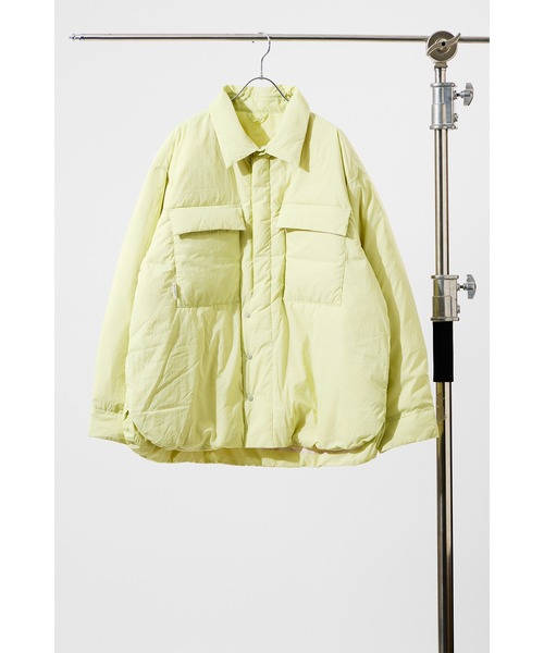 KWD(ケーダブルディー)の「【 KWD / ケーダブルディー 】LIGHT DOWN SHIRTS JACKET / ライトダウンシャツジャケット KWD-16JD KFH(ダウンジャケット/コート・レディース・イエロー/ネイビー/アイボリー・FREE)」の14枚目の写真