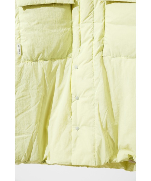 KWD(ケーダブルディー)の「【 KWD / ケーダブルディー 】LIGHT DOWN SHIRTS JACKET / ライトダウンシャツジャケット KWD-16JD KFH(ダウンジャケット/コート・レディース・イエロー/ネイビー/アイボリー・FREE)」の10枚目の写真