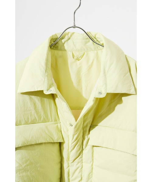 KWD(ケーダブルディー)の「【 KWD / ケーダブルディー 】LIGHT DOWN SHIRTS JACKET / ライトダウンシャツジャケット KWD-16JD KFH(ダウンジャケット/コート・レディース・イエロー/ネイビー/アイボリー・FREE)」の8枚目の写真