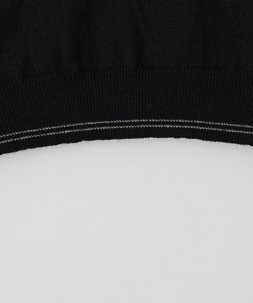 RONRON(ロンロン)の「HAND MADE LOGO COLLAR KNIT PULLOVER BLACK(ニット/セーター・レディース・その他・FREE)」の6枚目の写真