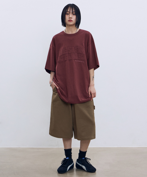 F.ILLUMINATE(フィルミネイト)の「アップリケスタジオTシャツ - ワイン(Tシャツ/カットソー・レディース・その他・SMALL/MEDIUM/LARGE)」の4枚目の写真
