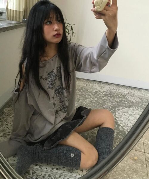 Midnight Move（ミッドナイトムーブ）の「2 hole t (black)（Tシャツ/カットソー・レディース・その他・FREE）」の7枚目の写真