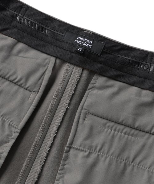 MUSINSA STANDARD WOMAN（ムシンサスタンダードウーマン）の「ウィメンズヘビーウェイト裏起毛ハイウエストワイドヒドゥンバンディングスラックス[ウォームグレー]（スラックス・レディース・その他・30/24/25/27/28/29）」の6枚目の写真