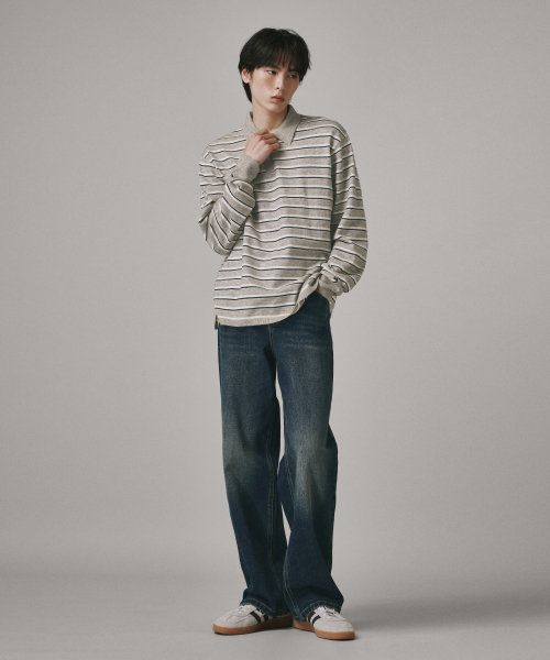 Verdnt（バーダント）の「プレミアムセミワイドスパンデニムパンツ[サンドインディゴ]（デニムパンツ・レディース・その他・SMALL/MEDIUM/LARGE）」の4枚目の写真