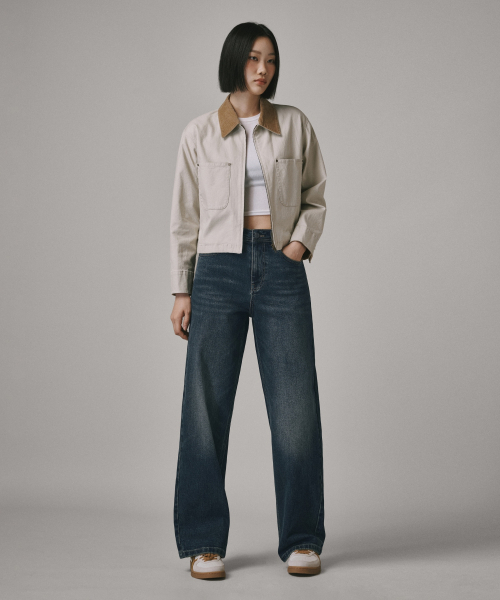 Verdnt（バーダント）の「プレミアムセミワイドスパンデニムパンツ[サンドインディゴ]（デニムパンツ・レディース・その他・SMALL/MEDIUM/LARGE）」の6枚目の写真