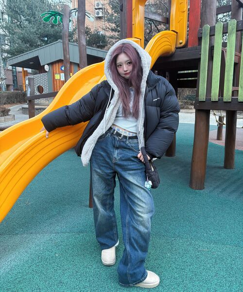 Verdnt（バーダント）の「プレミアムセミワイドスパンデニムパンツ[サンドインディゴ]（デニムパンツ・レディース・その他・SMALL/MEDIUM/LARGE）」の14枚目の写真