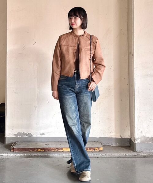Verdnt（バーダント）の「プレミアムセミワイドスパンデニムパンツ[サンドインディゴ]（デニムパンツ・レディース・その他・SMALL/MEDIUM/LARGE）」の16枚目の写真
