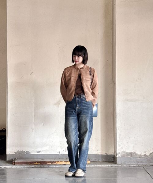 Verdnt（バーダント）の「プレミアムセミワイドスパンデニムパンツ[サンドインディゴ]（デニムパンツ・レディース・その他・SMALL/MEDIUM/LARGE）」の17枚目の写真