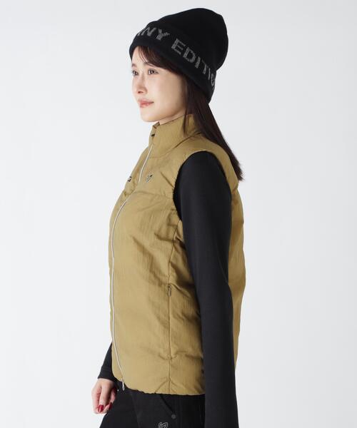 セール】【MASTER BUNNY EDITION】ナイロンリップ中綿フルジップベスト