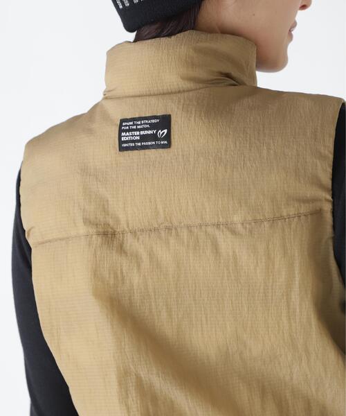 セール】【MASTER BUNNY EDITION】ナイロンリップ中綿フルジップベスト