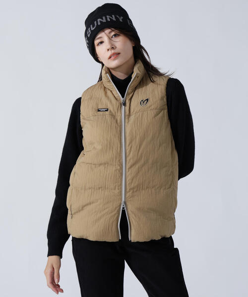 セール】【MASTER BUNNY EDITION】ナイロンリップ中綿フルジップベスト