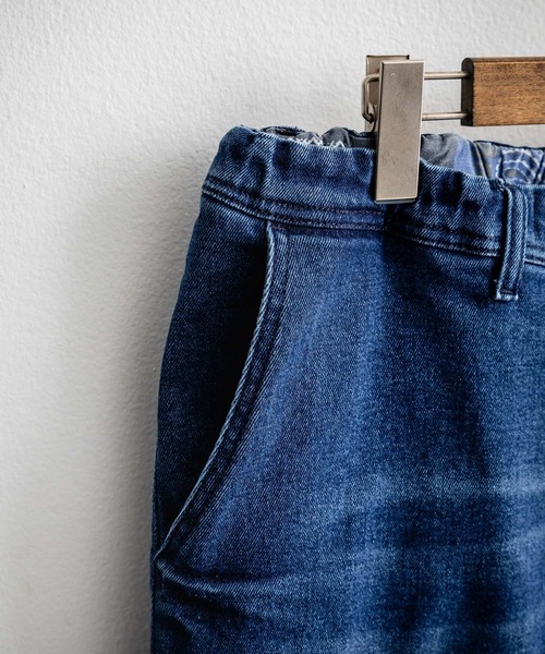 KRIFF MAYER（クリフメイヤー）の「KRIFF MAYER クリフメイヤー 防風アタタカデニムクライミングパンツ 2124001（デニムパンツ・メンズ・ライトブルー/ダークブルー・M/L/XL）」の18枚目の写真