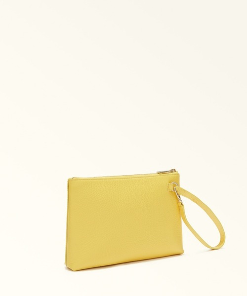FURLA（フルラ）の「フルラ オポチュニティー ポーチ S（クラッチバッグ・レディース・セージグリーン/ライトイエロー/ネイビー・ONE SIZE）」の4枚目の写真