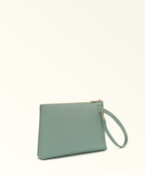 FURLA（フルラ）の「フルラ オポチュニティー ポーチ S（クラッチバッグ・レディース・セージグリーン/ライトイエロー/ネイビー・ONE SIZE）」の7枚目の写真