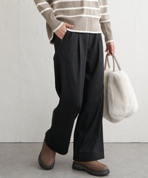 ikka | 【親子コーデ】あたたかボンディングワイドパンツ(その他パンツ)